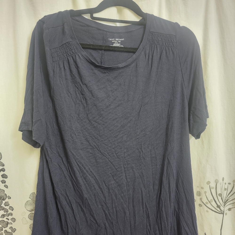 Navy Blue Lane Bryant Swing Tee 16/18